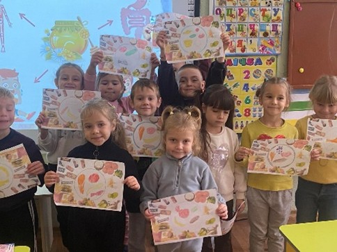 Малювання «Тарілка здорового харчування»